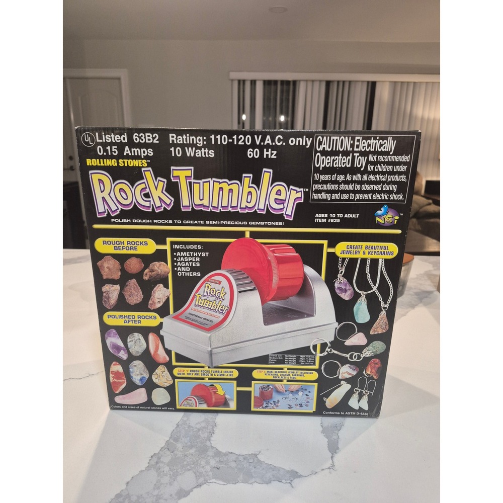 Rolling Stones Rock Tumbler Kit NSI Item 635 Electric Stone Polisher New Box